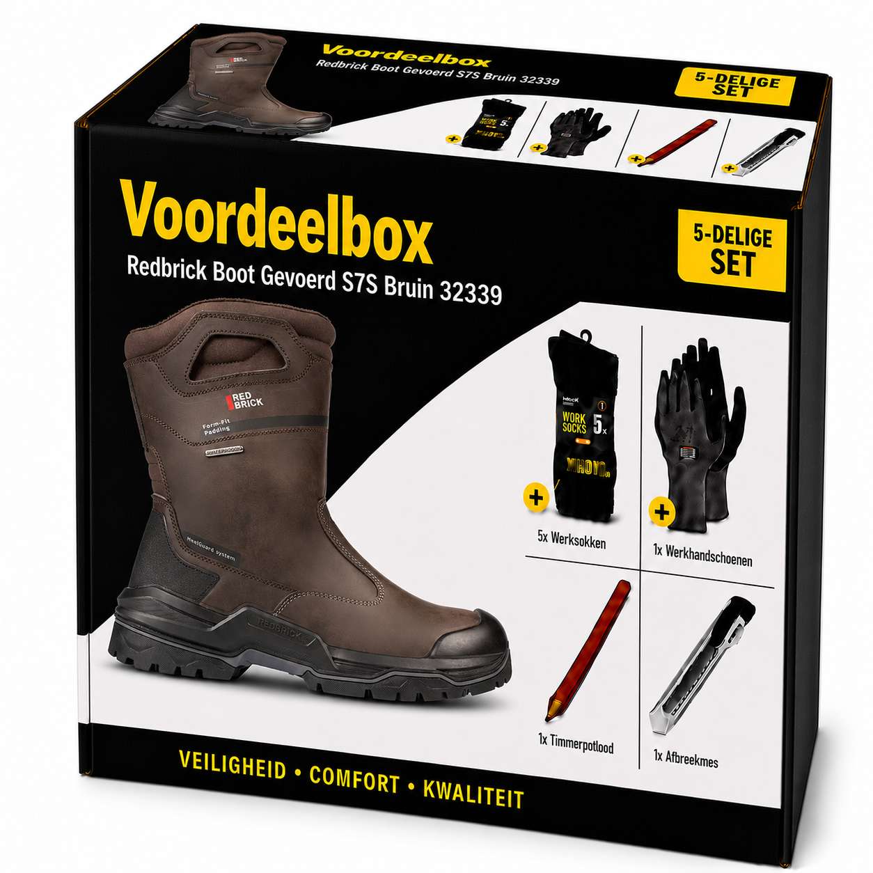 redbrick boot gevoerd s7s bruin voordeelbox